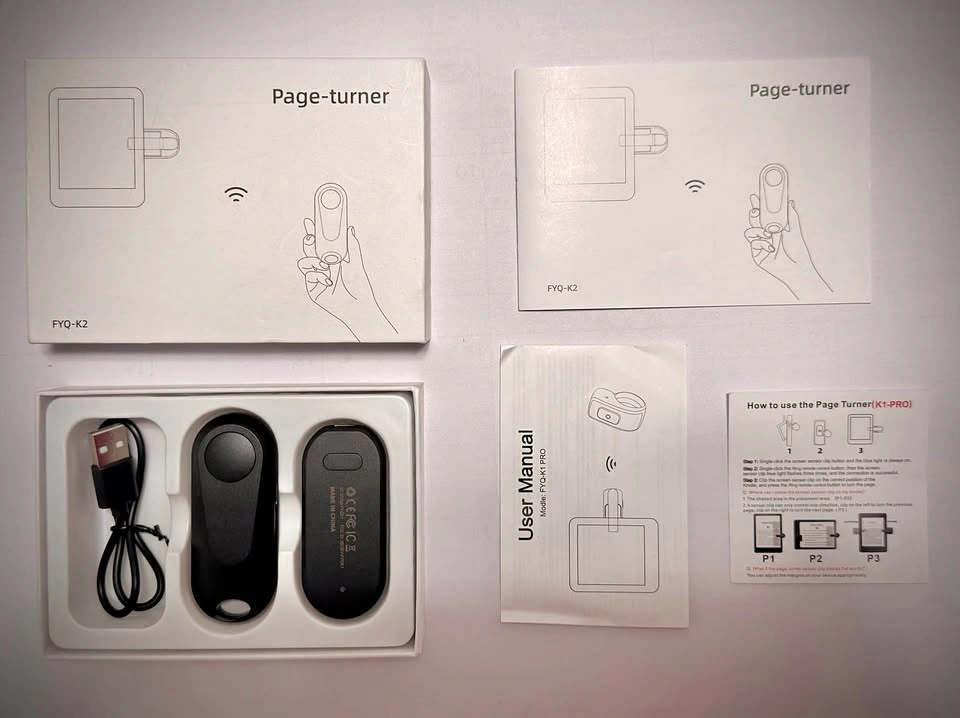 Kindle Page Turner & Clicker for Phone/Tablet