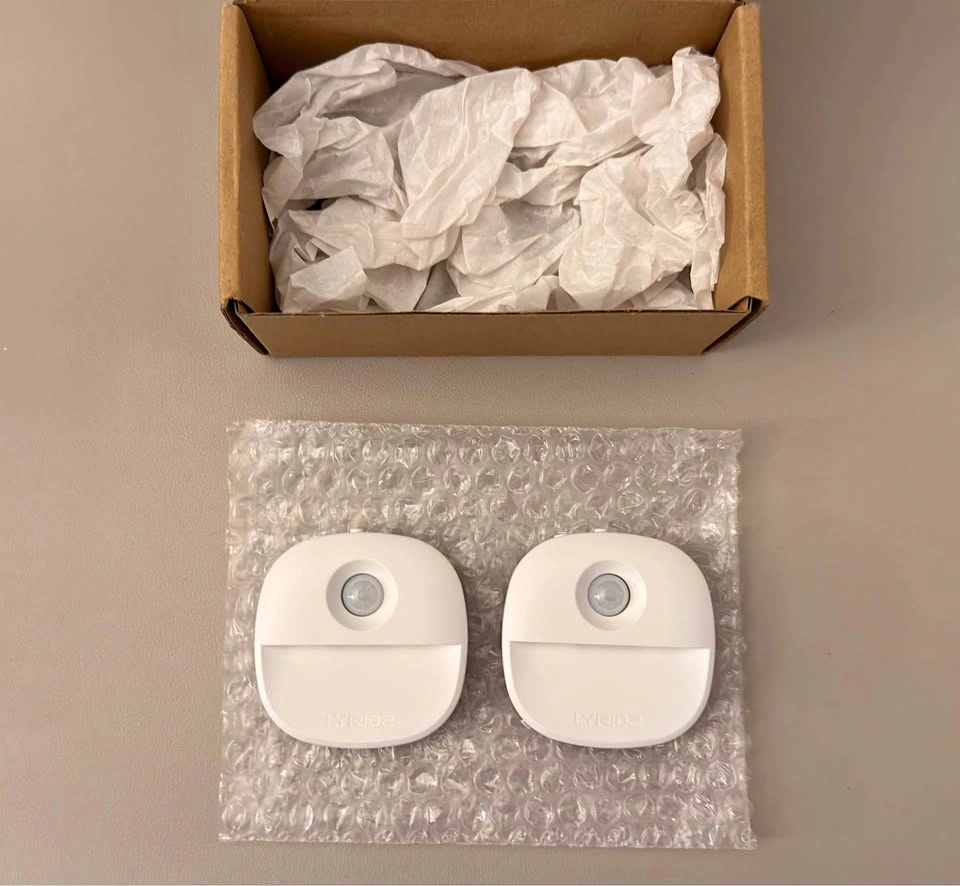 Lyridz Motion Sensor Dimmable Night Lights (Warm White, 2 pack)