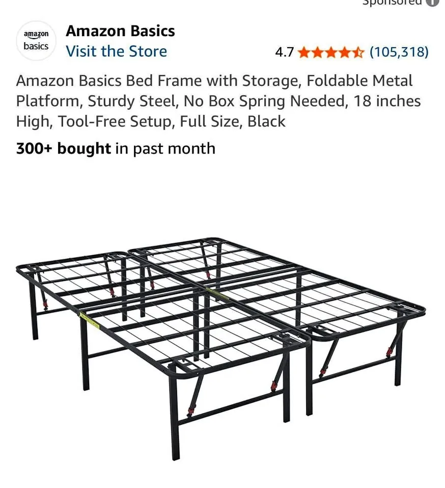 Collapsable bed frame thumbnail