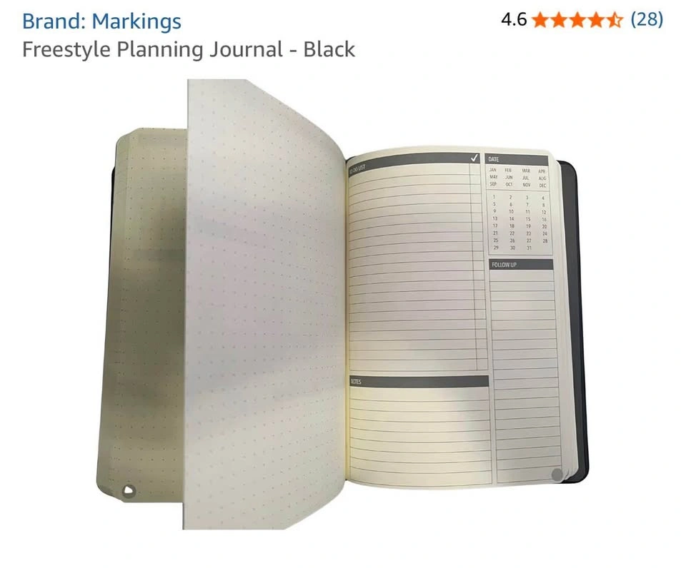 Markings/C.R. Gibson Freestyle Leatherette Planning Journal - photo 4