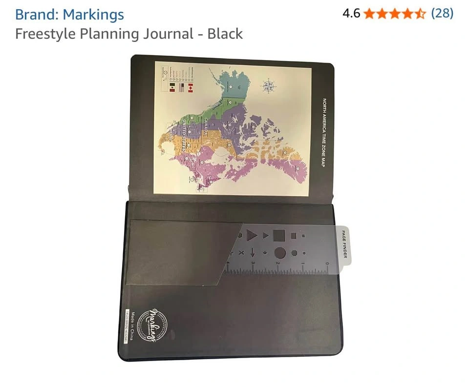 Markings/C.R. Gibson Freestyle Leatherette Planning Journal - photo 5