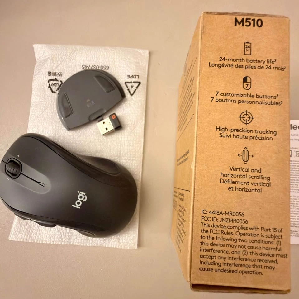 Logitech M510 Wireless Mouse - photo 5