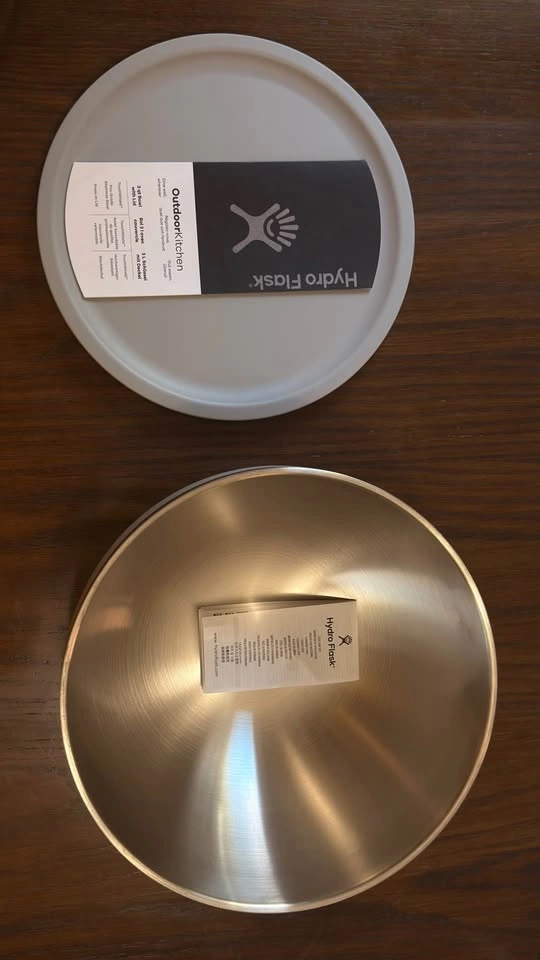 Hydro Flask Double-Wall Insulated Bowl w/Lid (Birch Gray) - photo 4