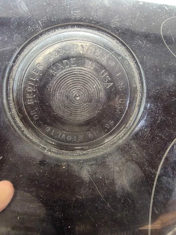 Vintage Pyrex Clear Glass Bowls & Pie Plate – Made in USA - photo 2