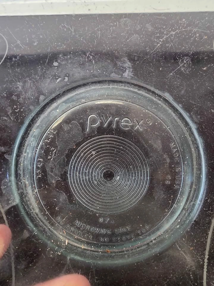 Vintage Pyrex Clear Glass Bowls & Pie Plate – Made in USA - photo 4