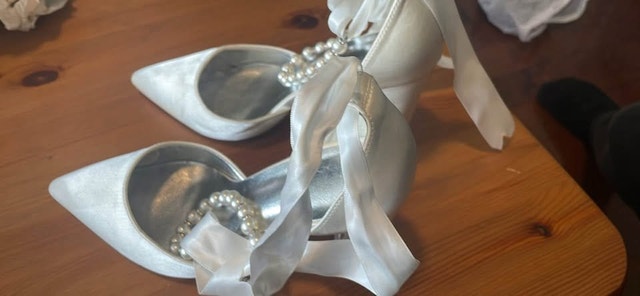 Women's Ivory Heels - Size 7.5/8 (EU 38) - photo 2
