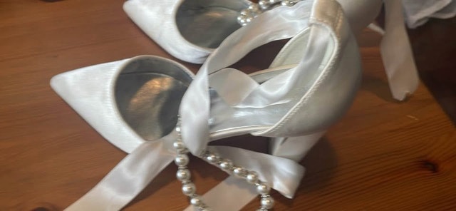Women's Ivory Heels - Size 7.5/8 (EU 38) - photo 4