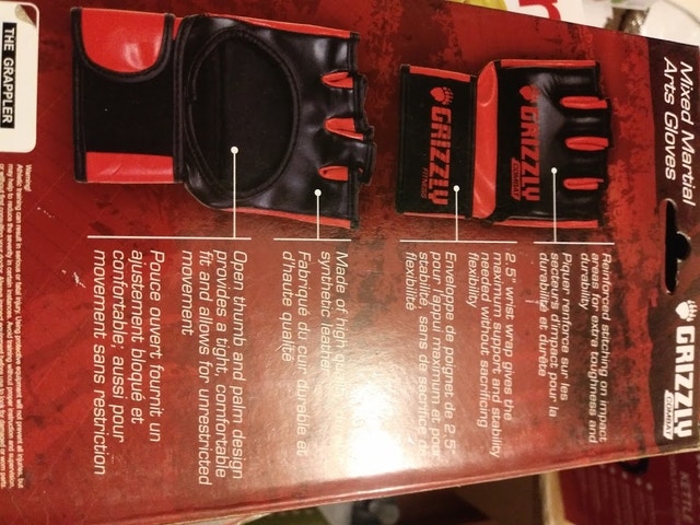 Grizzly MMA Grappling Gloves - Size Large - New in Box - photo 3