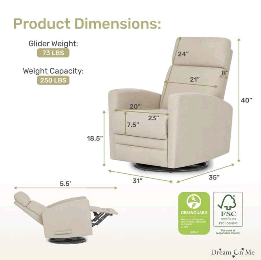Recliner - rock & swivel - photo 2