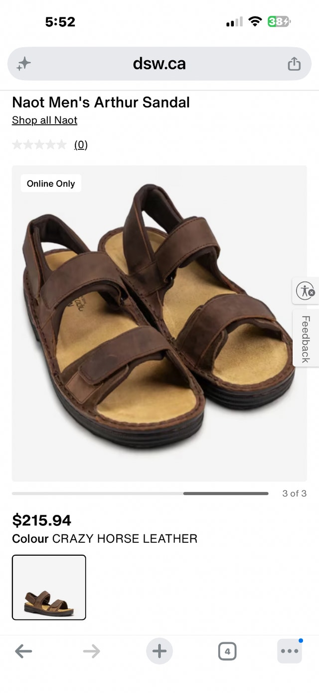 Naot Arthur Sandals