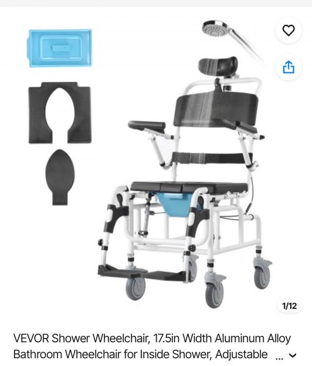 EVOR SHOWER TILT WHEELCHAIR - photo 2