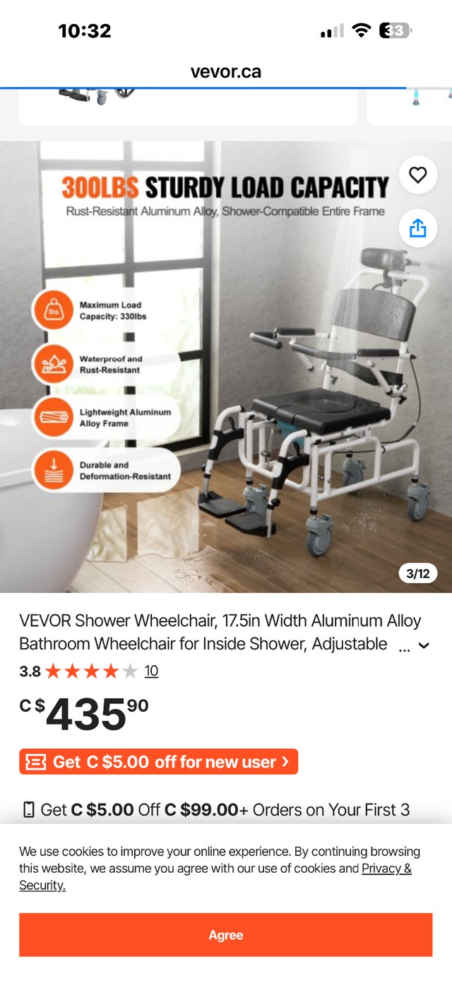 EVOR SHOWER TILT WHEELCHAIR - photo 5