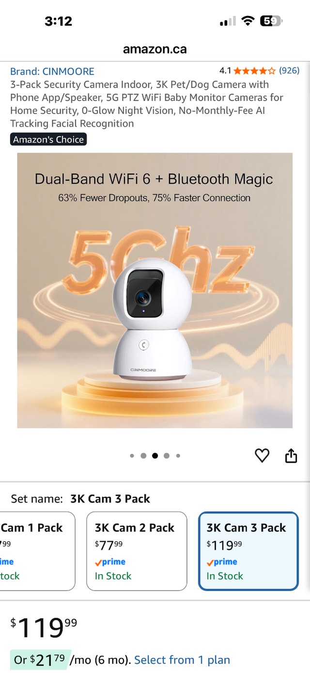 INDOOR PAN TILT WI-Fi CAMERAS - photo 4