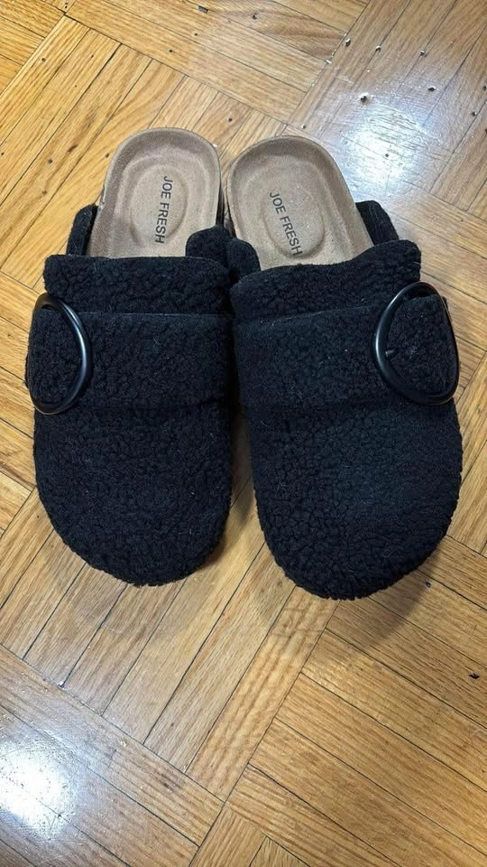 Sandals slides Joe fresh new Black and Beige New - photo 3