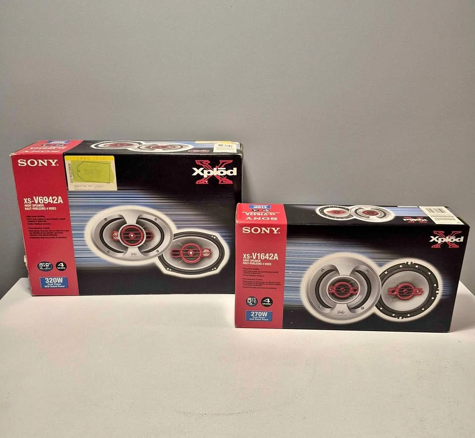 Sony Xplod XS-V6942A and XS-V1642A Car Speakers