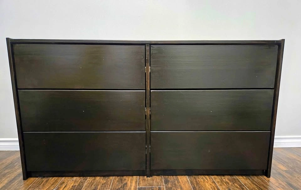 IKEA RAST 6-drawer dresser refinished in Cappuccino stain
