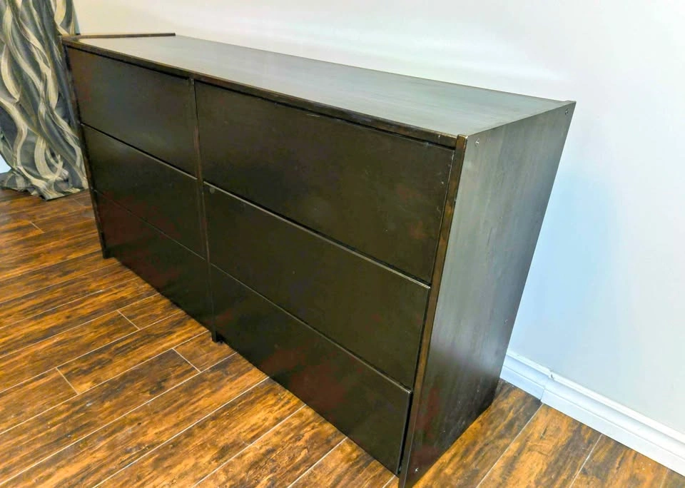 IKEA RAST 6-drawer dresser refinished in Cappuccino stain - photo 2
