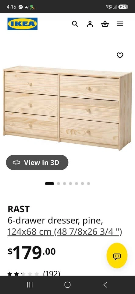 IKEA RAST 6-drawer dresser refinished in Cappuccino stain - photo 4