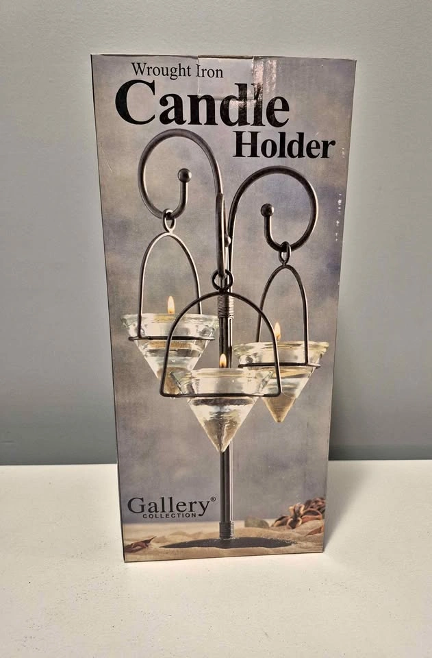 Gallery Collection Wrought Iron Candle Holder