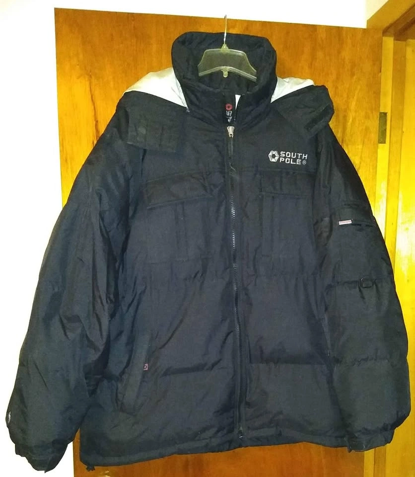 Men's Black Plus Size Coat (Size 2X)