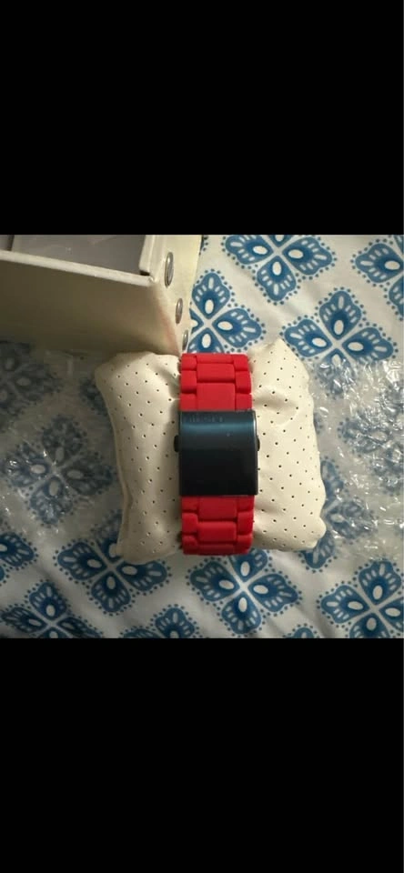 Diesel DZ7370 Daddy 2.0 Mens Watch 57mm Red Silicone Stainless S - photo 3