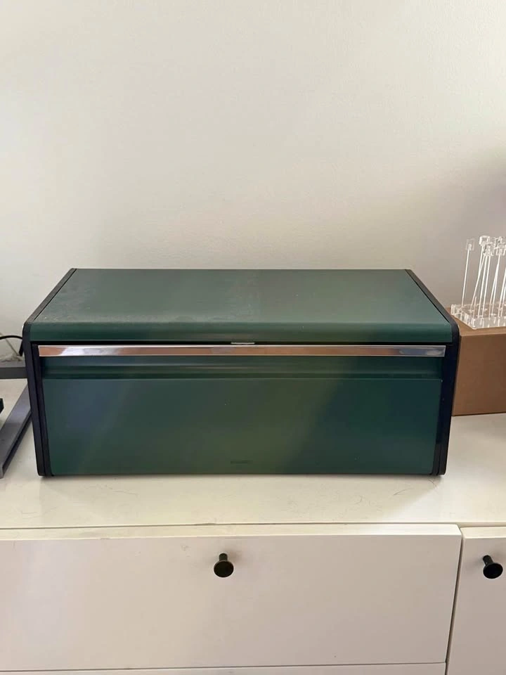 Brabantia Fall Front Bread Box - Pine Green