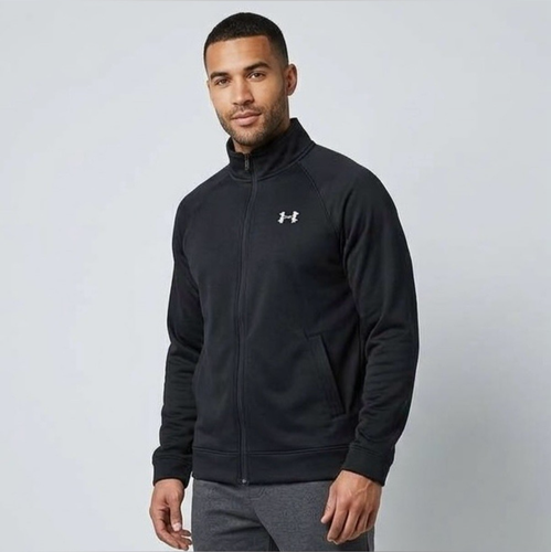 Under Armour Mens Softshell Jacket Black Medium Full Zip