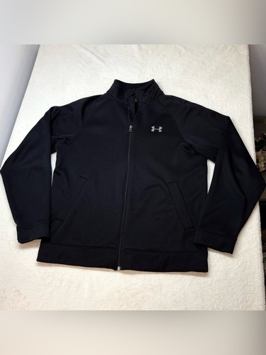 Under Armour Mens Softshell Jacket Black Medium Full Zip - photo 2