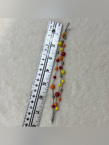Swatch Bijoux Multi Strand Beaded Stainless Steel Bracelet M - photo 4