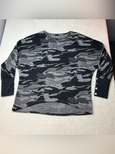Studio 1886 Camo Dolman Sleeve Lightweight Sweater Womens Medium - photo 2