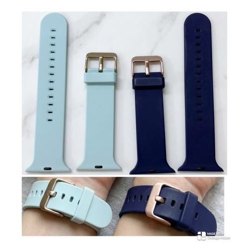 Heyday Silicone Apple Watch Bands 38mm Replacement Straps Set of