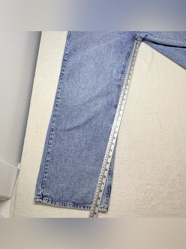 Bluenotes Denim Low Rise Baggy Wide Leg Jeans Acid Wash Size 14 - photo 4