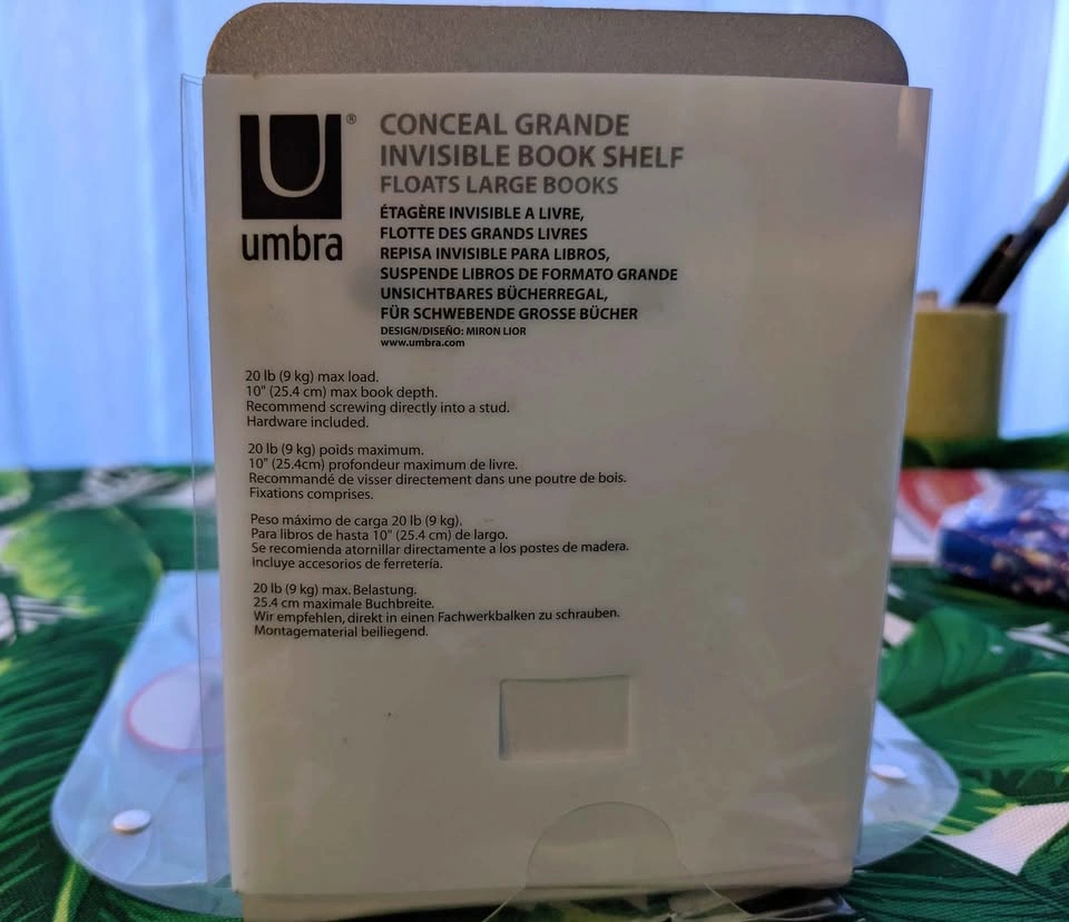 Umbra Conceal Invisible Book Shelf (size large, one shelf) - photo 2