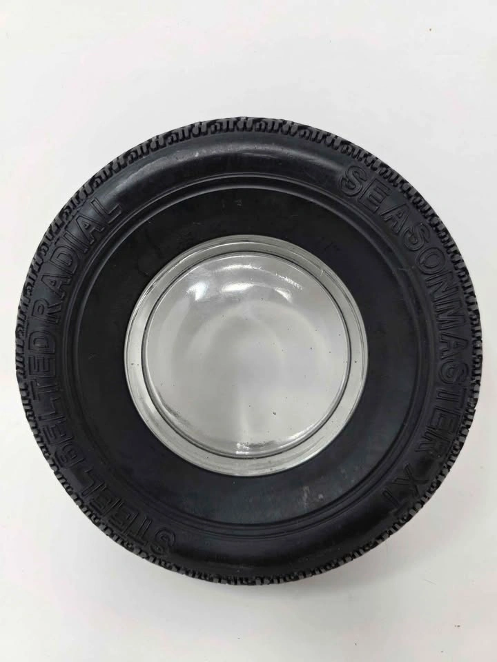 Vintage 1980s Canadian Tire Seasonmaster XT Promo Tire Ashtray - photo 2