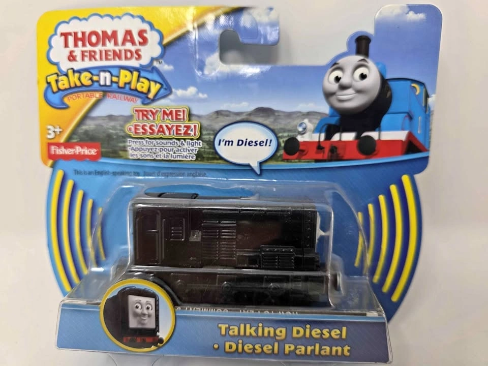 Mattel Fisher Price Thomas & Friends Take-n-Play TALKING DIESEL