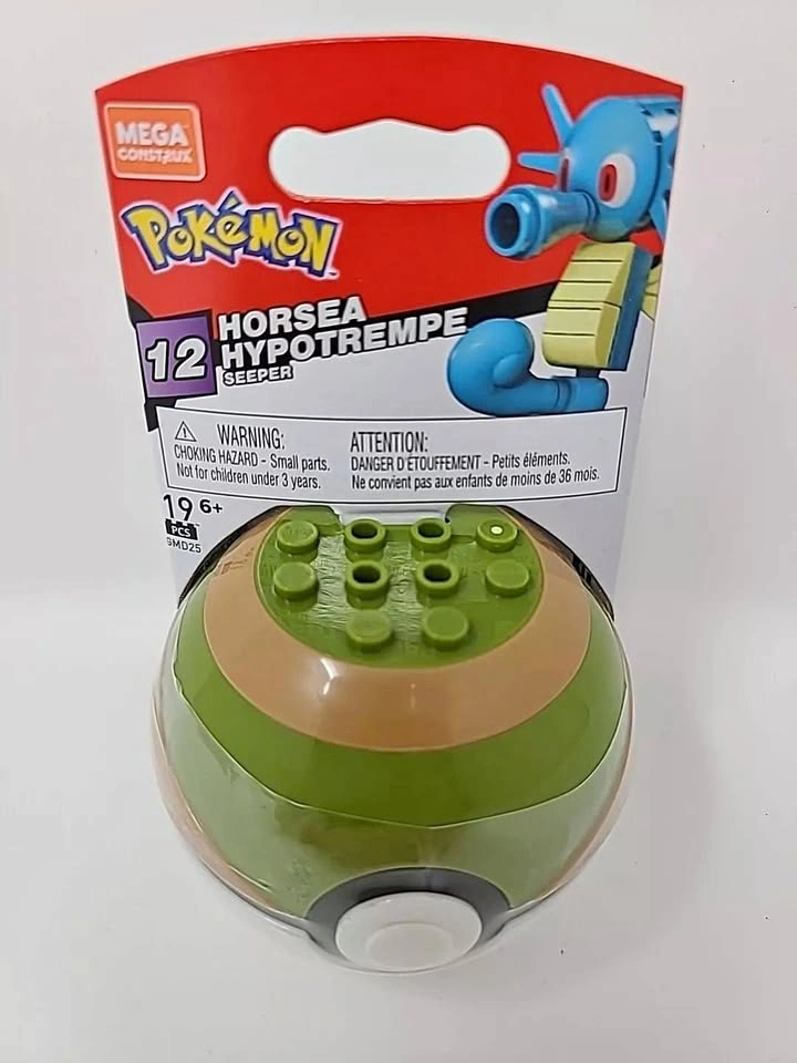 2019 Mega Construx Pokemon Pokeball Horsea GMD25