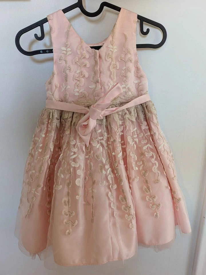 American Princess Pink Embroidered Dress Size 6 - photo 2