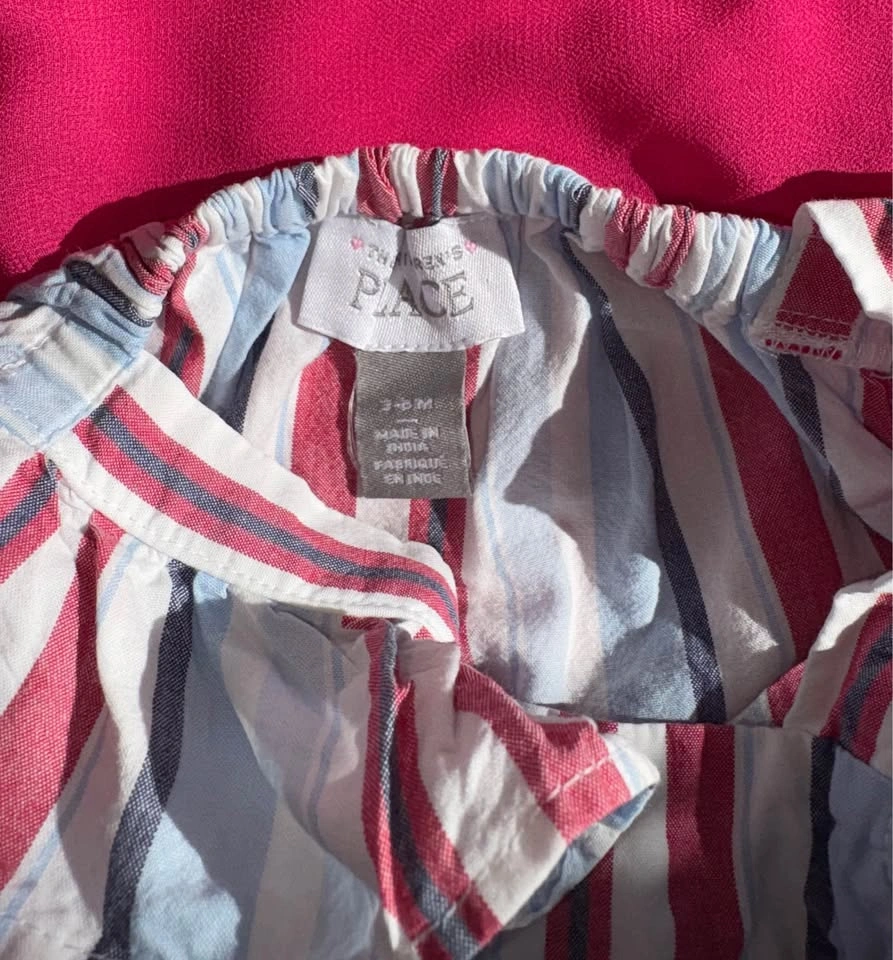 The Children's Place Striped Baby Top/dress Size 3-6M - photo 3