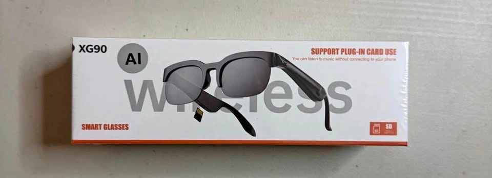 XG90 AI Smart Glasses - Realtime Translation & Audio