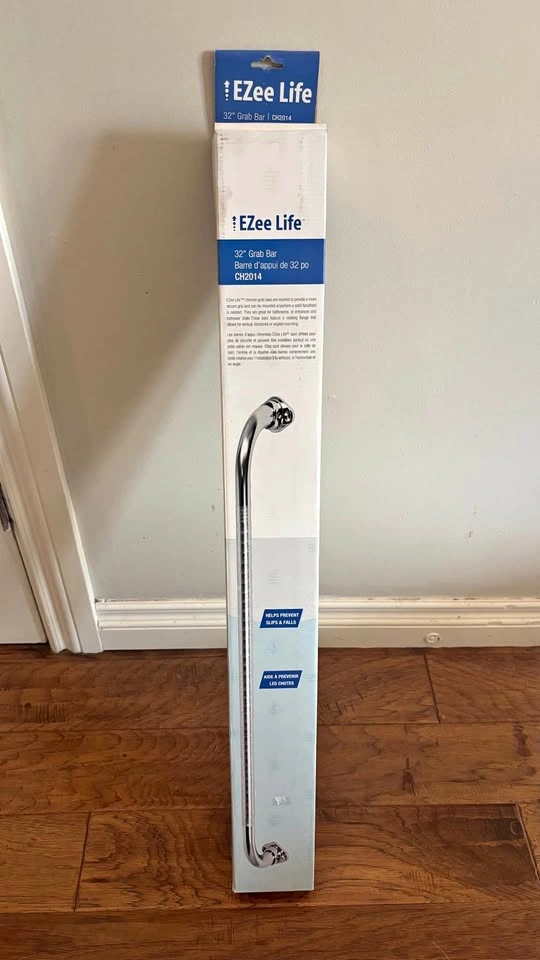 EZee Life 32" Knurled Wall Mounted Grab Bar