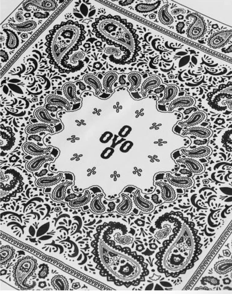 Brand New Authentic October's Very Own OVO Paisley Bandana White - photo 2
