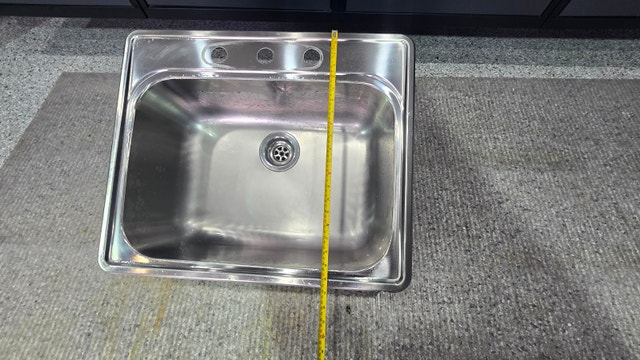 25" Blanco stainless steel single bowl drop-in laundry sink - photo 3