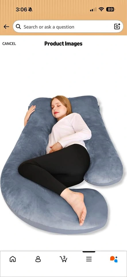 U-Shaped Pregnancy Body Pillow