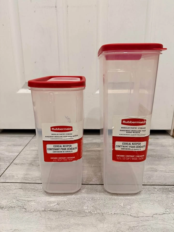 Rubbermaid Modular Cereal Keeper Set - 5.2L & 4.3L