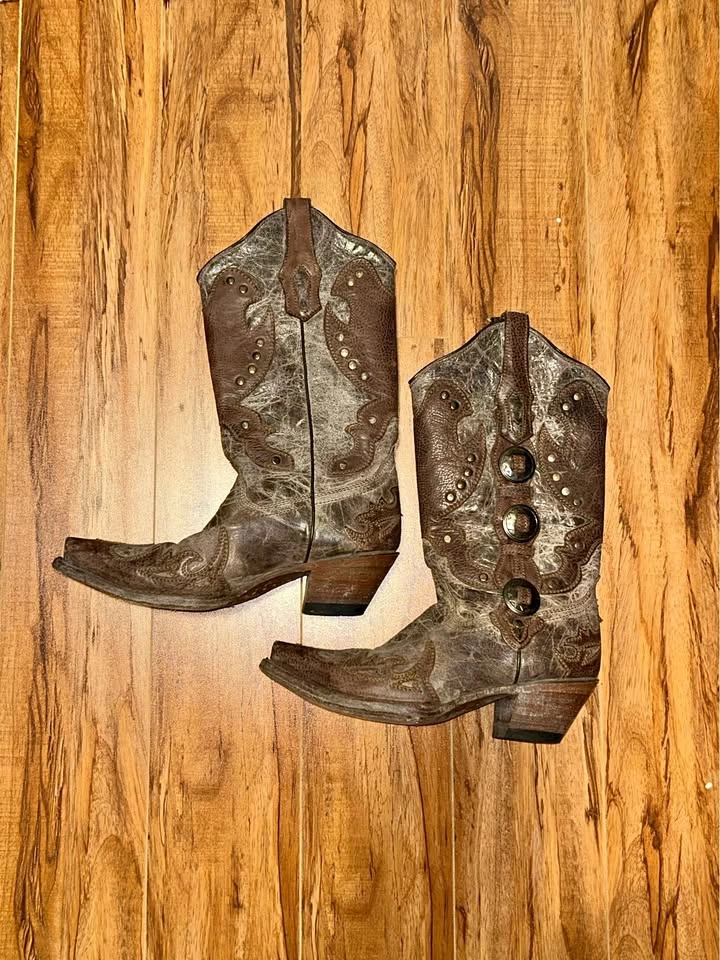 Corral Womens Leather Cowboy Boots