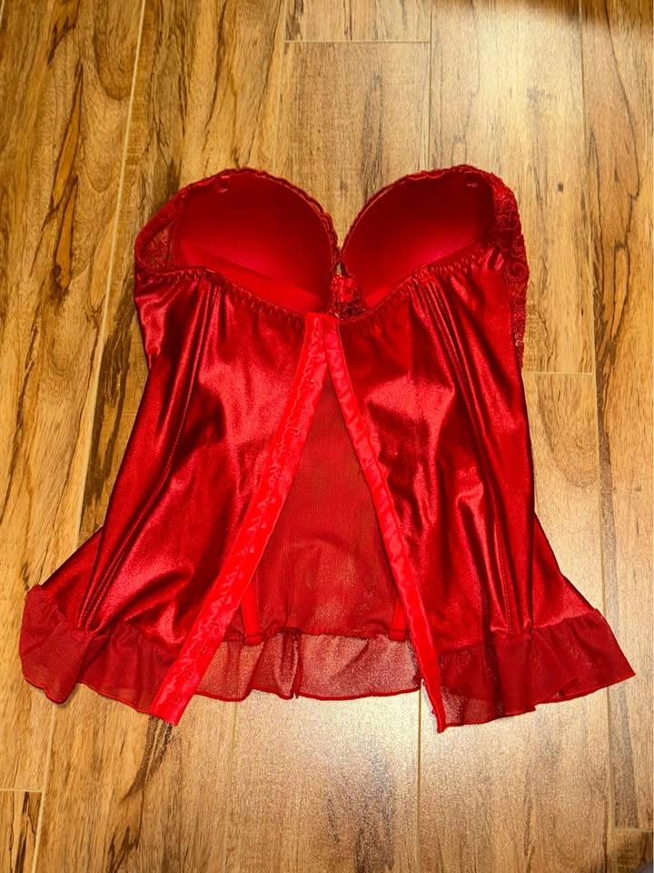 Red vintage corset - photo 2