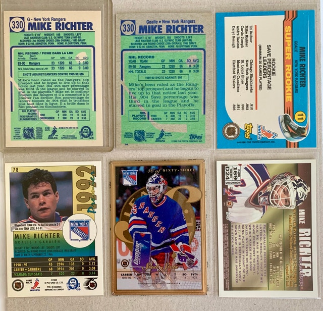 Mike Richter Hockey Cards - photo 2
