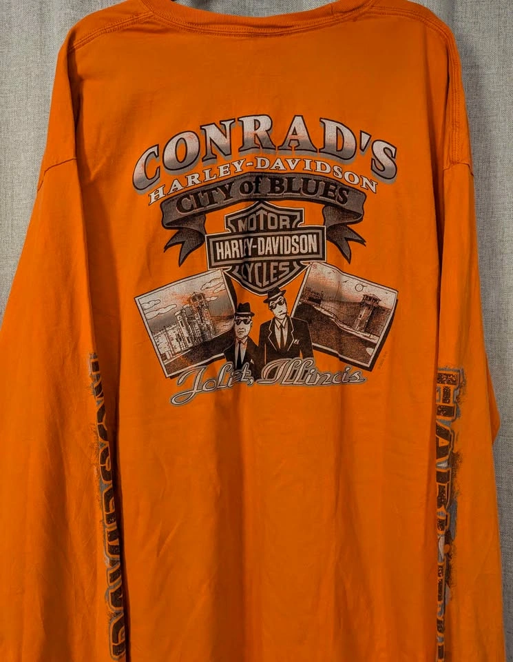 3XL 2016 Official Conrad's Harley Davidson Long Sleeve Shirt - photo 2