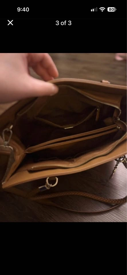 Guess Brown Monogram Tote Bag - photo 2