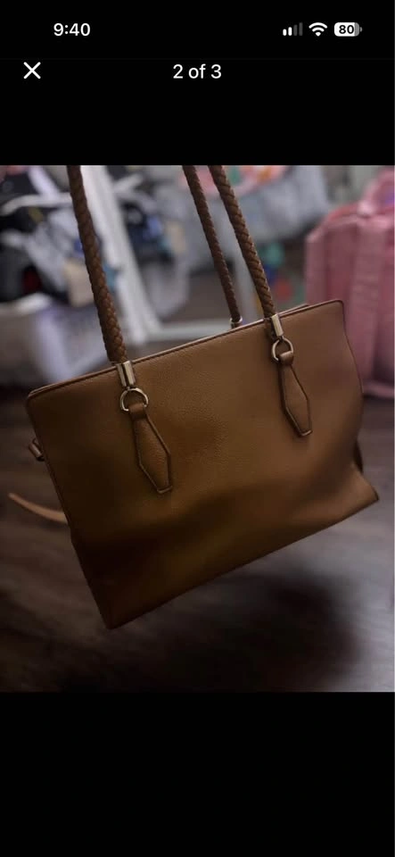 Guess Brown Monogram Tote Bag - photo 3